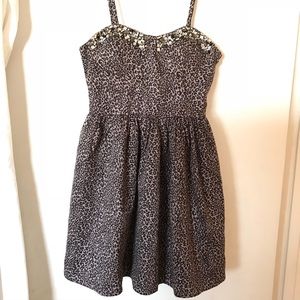 Beautiful bling lavender leopard print dress.  Hot
